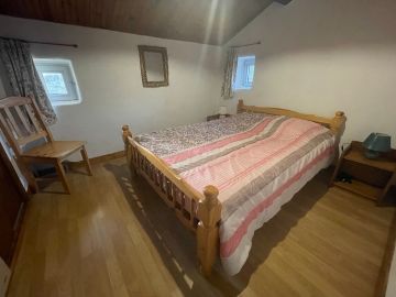 Chambre double du gite Pierre Blanche, gite pour 4 à 5 personnes à Joyeuse en Ardèche